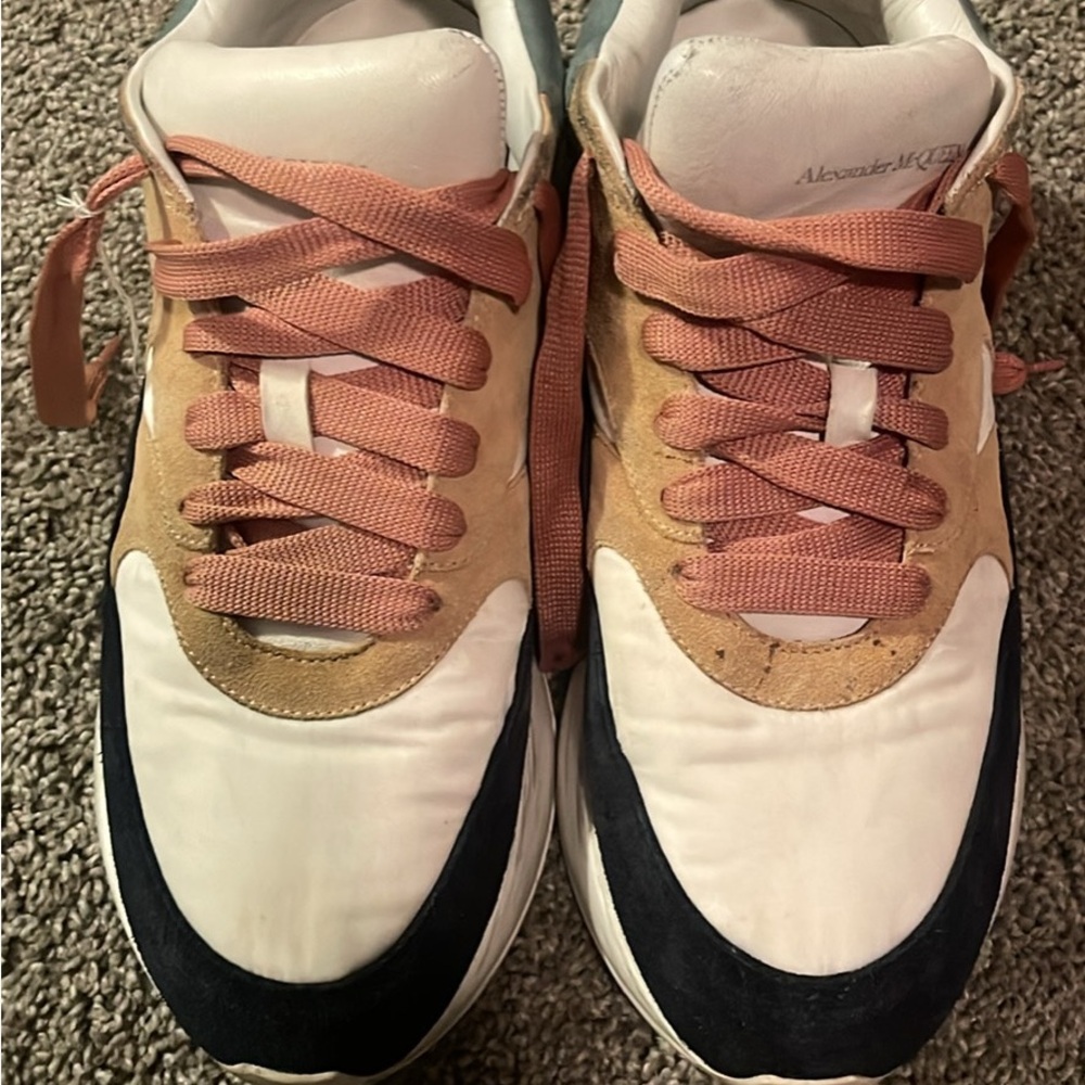 Alexander McQueen Multicolor Lace-Up Sneakers